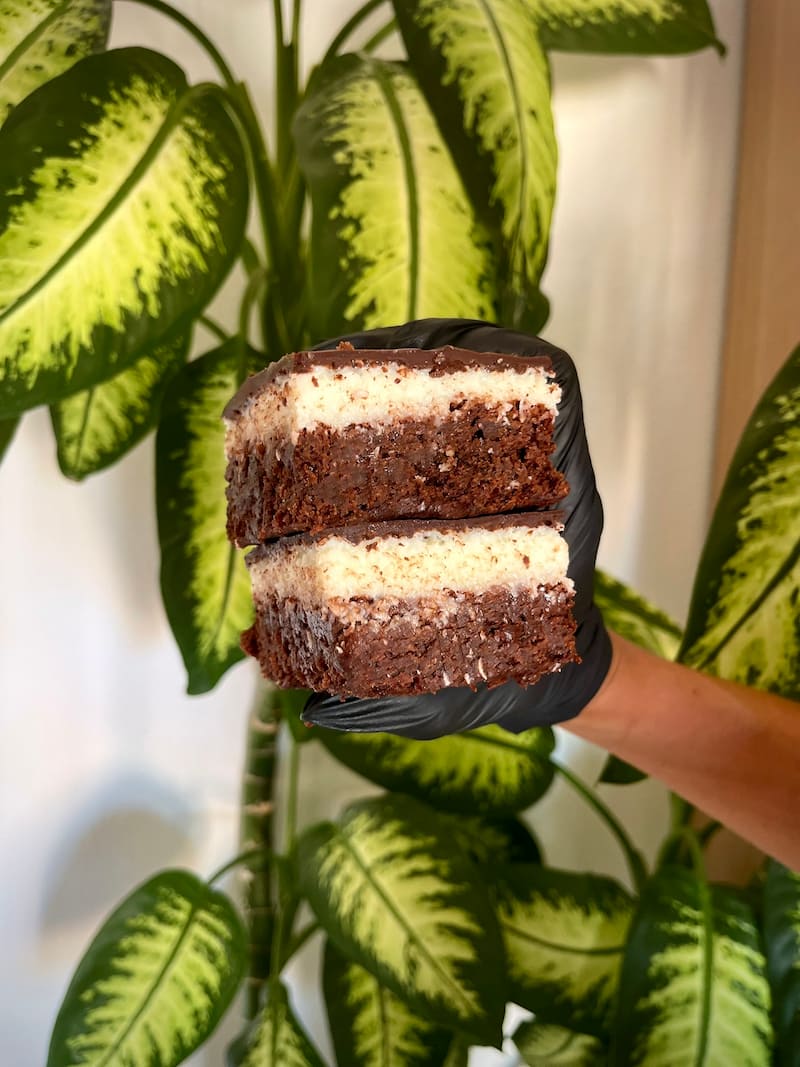 Ejemplo de brownies del curso Vital Brownies Academy